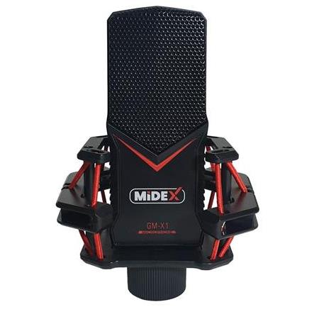Midex GMX-1ST Condenser Twitch Canlı Yayın Mikrofonu PC ve Telefon (Stand ve Filtreli)