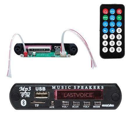 Lastvoice USB-BT Bluetooth 5.0 USB Flash Bellek Hafıza Kartı ve FM Radyo Özellikli Dekoder MP3 Okuyu