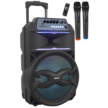Midex 500 Watt Parti Karaoke Eğlence Ses Sistemi Bluetooth Hoparlör (MXR-500)