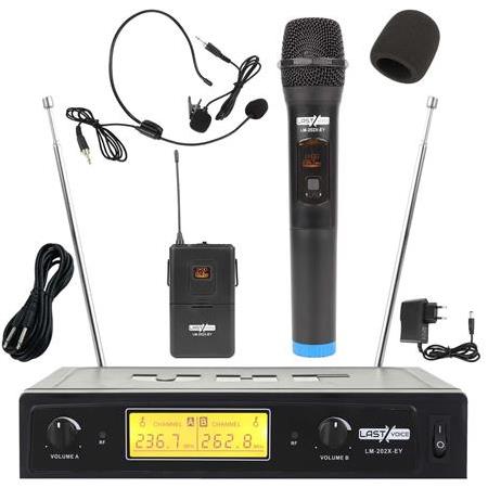 Lastvoice Lm-202EY EL ve Yaka Tipi Telsiz Kablosuz Mikrofon