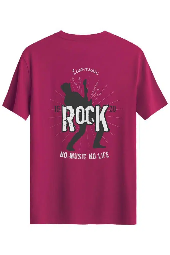 Bellance Gitar Baskılı Slim Fit Tişört Bisiklet Yaka T-Shirt Bellance Gitar Baskılı Slim Fit Tişört Bisiklet Yaka T-Shirt