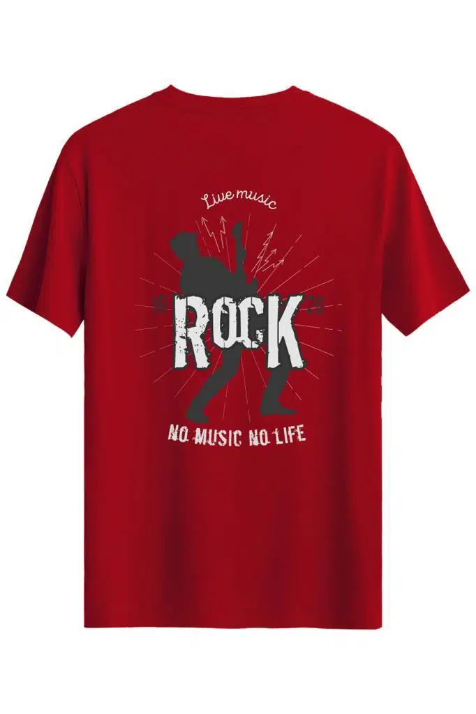 Bellance Gitar Baskılı Slim Fit Tişört Bisiklet Yaka T-Shirt Bellance Gitar Baskılı Slim Fit Tişört Bisiklet Yaka T-Shirt