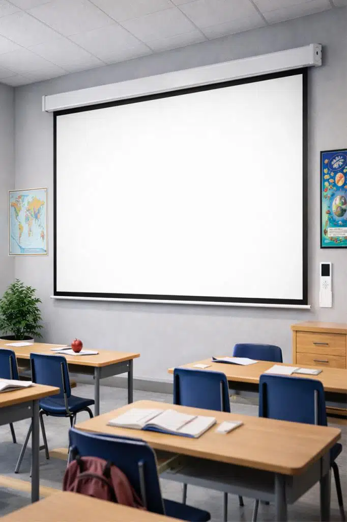 Decon DPC-15 300X225 Projeksiyon Perdesi - Mat Beyaz