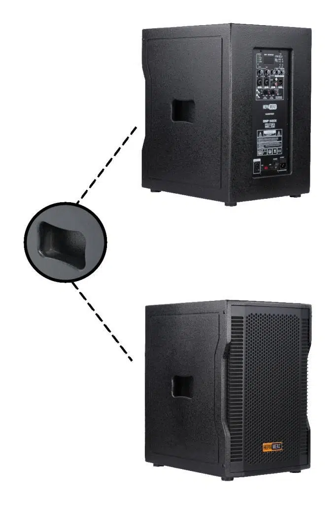 Hepa Merz Handfest Line Array Mikrofonlu Ses Sistemi Aktif Subwoofer + Line Hoparlör 2000W