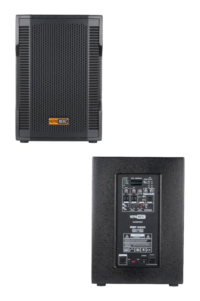 Hepa Merz Handfest Line Array Mikrofonlu Ses Sistemi Aktif Subwoofer + Line Hoparlör 2000W