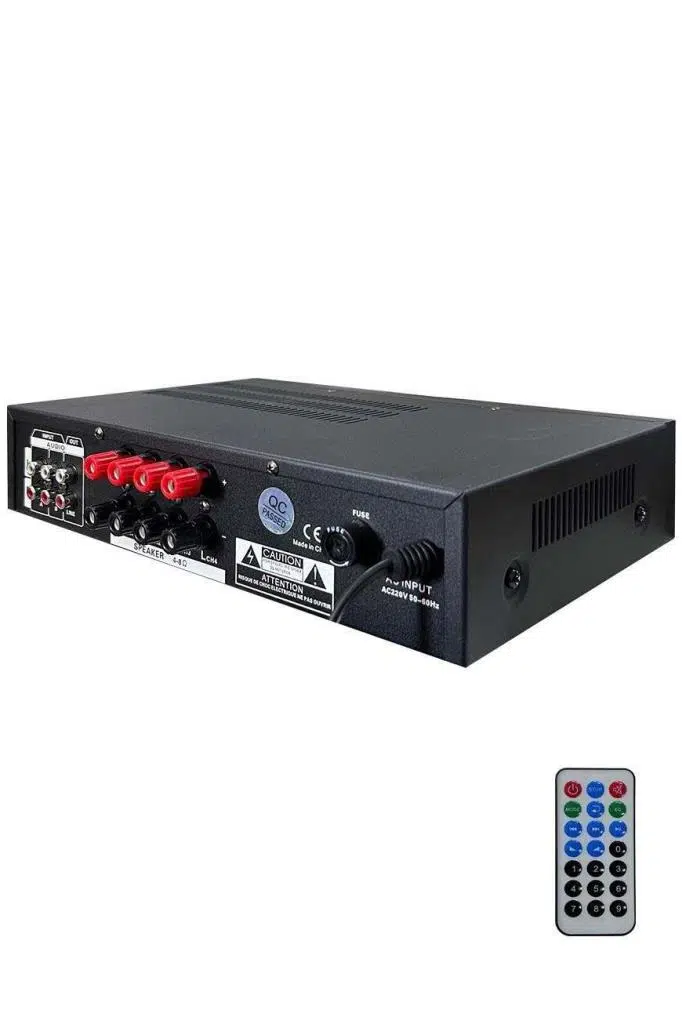 Hepa Merz HB-300 Stereo Mixer Amfi 4-8 Ohm 2 Çıkışlı 2x150W Anfi Bluetooth Usb Hepa Merz HB-300 Stereo Mixer Amfi 4-8 Ohm 2 Çıkışlı 2x150W Anfi Bluetooth Usb