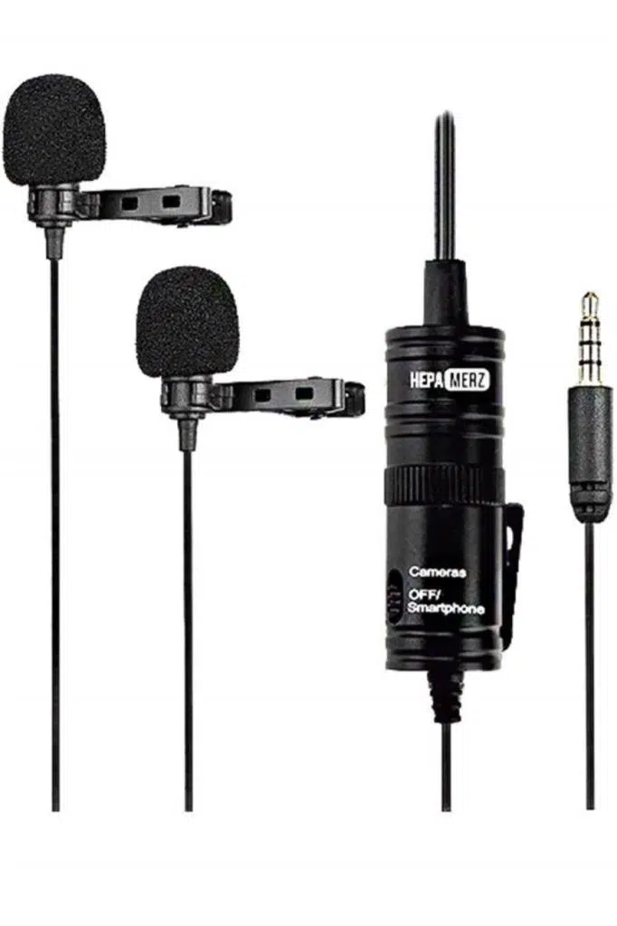 Hepa Merz HM-156 PRO Çiftli Yaka Mikrofonu Kamera Pc Telefon Röportaj (Android-İos Mac) Hepa Merz HM-156 PRO Çiftli Yaka Mikrofonu Kamera Pc Telefon Röportaj (Android-İos Mac)