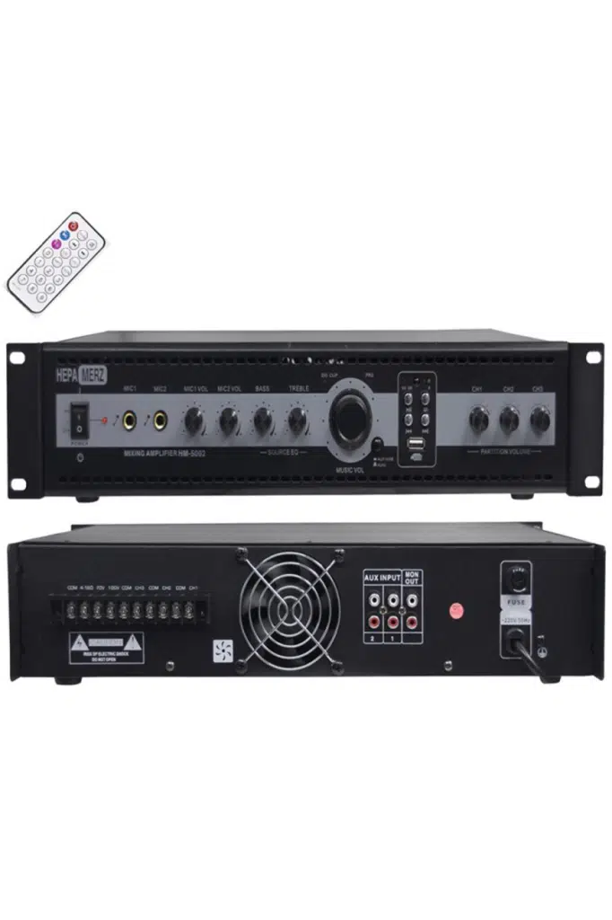 Hepa Merz Hm-5002 3 Bölgeli Anfi 450 Watt Trafolu Usb (3x150W) Hepa Merz Hm-5002 3 Bölgeli Anfi 450 Watt Trafolu Usb (3x150W)