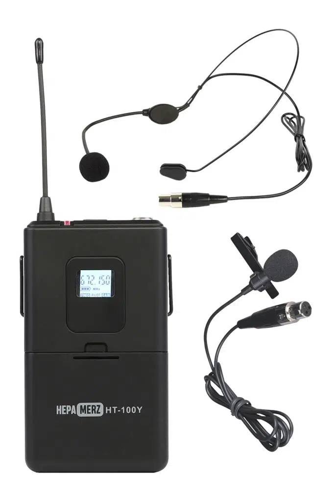 Hepa Merz HT-100Y Verici Kablosuz Yaka Mikrofonu Headset ile Birlikte ( Hm-444 ve HM-888 Alıcı İle Çalışabilir ) Hepa Merz HT-100Y Verici Kablosuz Yaka Mikrofonu Headset ile Birlikte ( Hm-444 ve HM-888 Alıcı İle Çalışabilir )