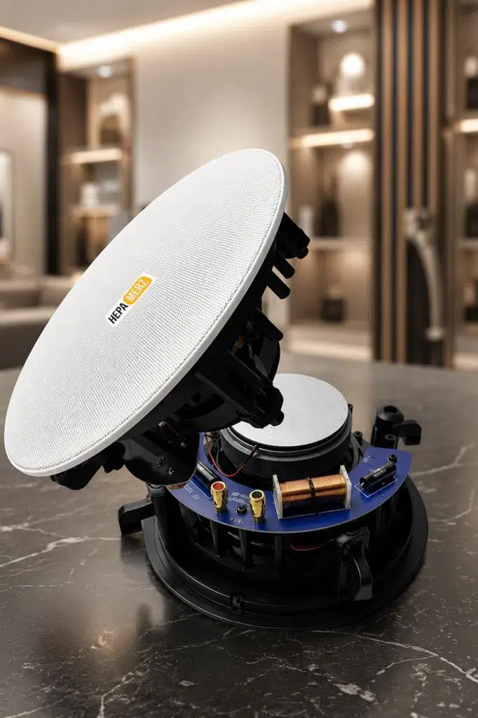 Hepa Merz HVX-170 PRO Alçıpan Tavan Hoparlörü 16 cm 170W 8 Ohm Siyah-Beyaz Kullanım Hepa Merz HVX-170 PRO Alçıpan Tavan Hoparlörü 16 cm 170W 8 Ohm Siyah-Beyaz Kullanım