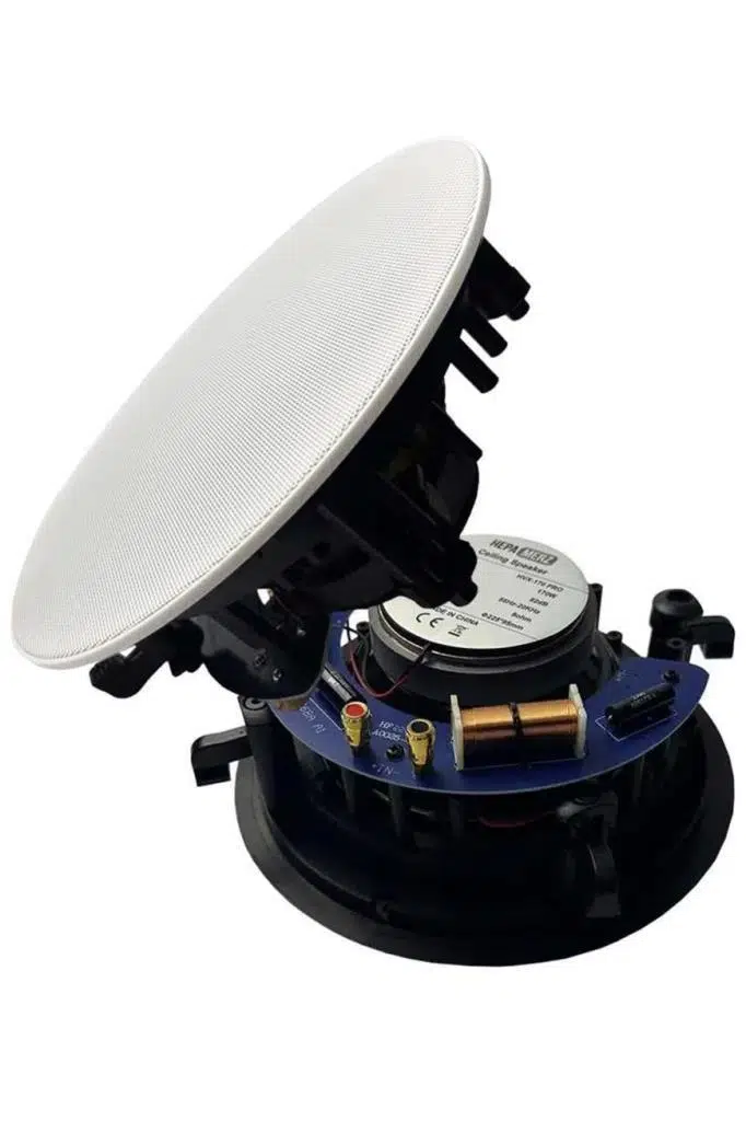 Hepa Merz HVX-170 PRO Alçıpan Tavan Hoparlörü 16 cm 170W 8 Ohm Siyah-Beyaz Kullanım Hepa Merz HVX-170 PRO Alçıpan Tavan Hoparlörü 16 cm 170W 8 Ohm Siyah-Beyaz Kullanım