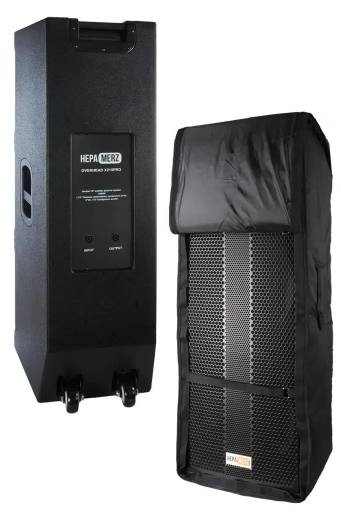 Hepa Merz Over Head X215 PRO-PP 4200W 2x15 İNÇ Yüksek Kaliteli Pasif Kule Kabin Hoparlör