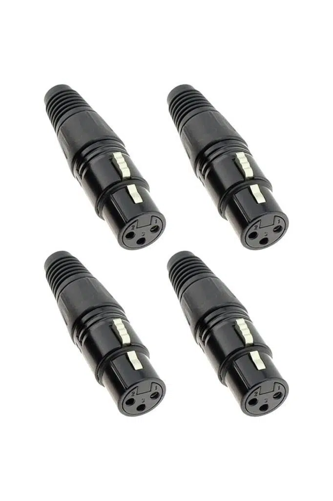 Hepa Merz SFC-F21-4X Canon Dişi 3 Pinli XLR Siyah Konnektör (4 ADET) Hepa Merz SFC-F21-4X Canon Dişi 3 Pinli XLR Siyah Konnektör (4 ADET)