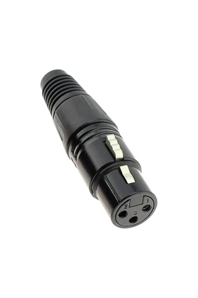 Hepa Merz SFC-F21 Canon Dişi 3 Pinli XLR Siyah Konnektör Hepa Merz SFC-F21 Canon Dişi 3 Pinli XLR Siyah Konnektör