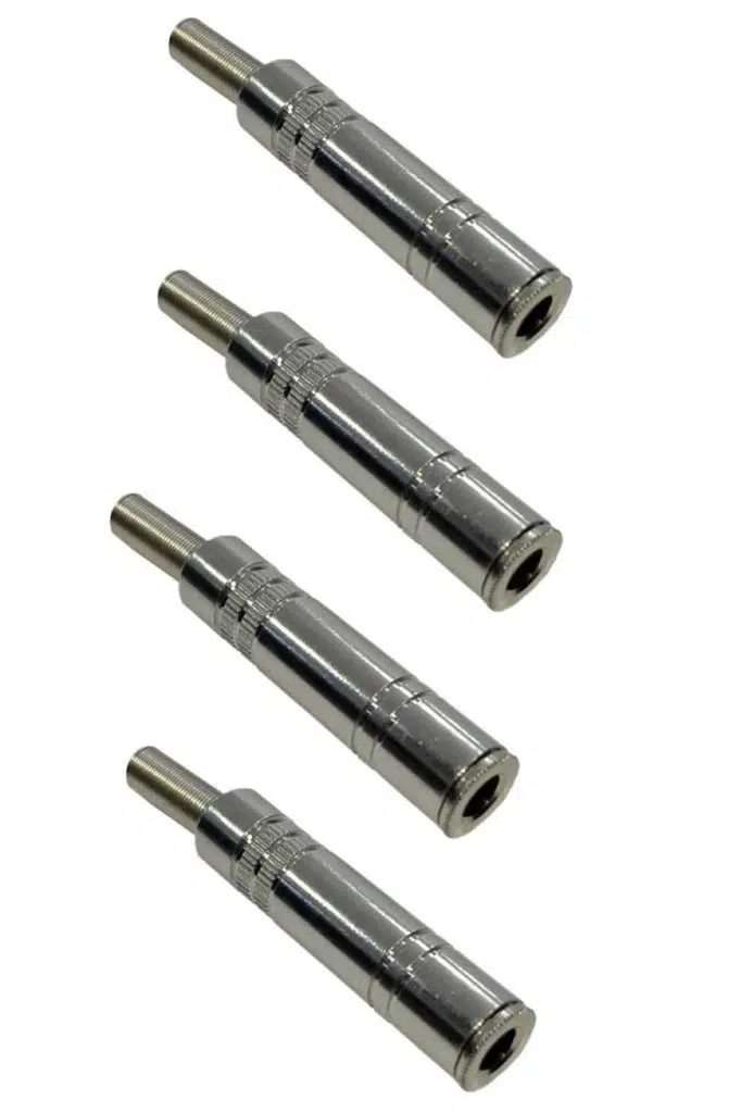 Hepa Merz SFC-FD63-4X Metal 6.35mm Dişi Jack 6.35mm Dişi Uzatma Jak (4 ADET) Hepa Merz SFC-FD63-4X Metal 6.35mm Dişi Jack 6.35mm Dişi Uzatma Jak (4 ADET)