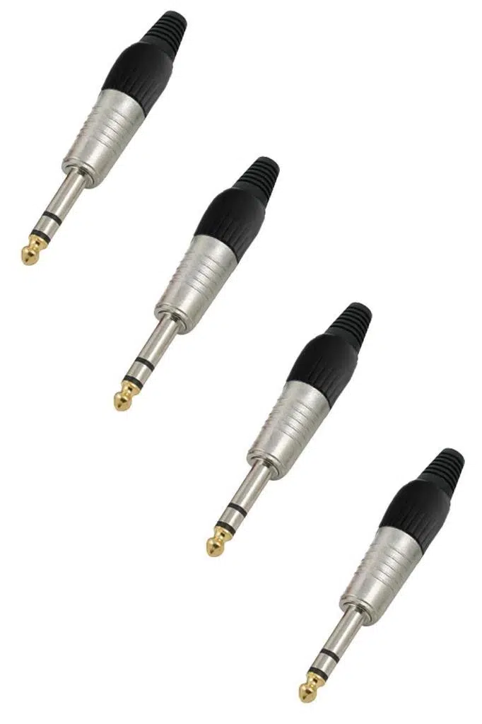 Hepa Merz SFC-S63-4X 6.35MM Stereo Jack Gitar Jack Erkek jak (4 ADET) Hepa Merz SFC-S63-4X 6.35MM Stereo Jack Gitar Jack Erkek jak (4 ADET)