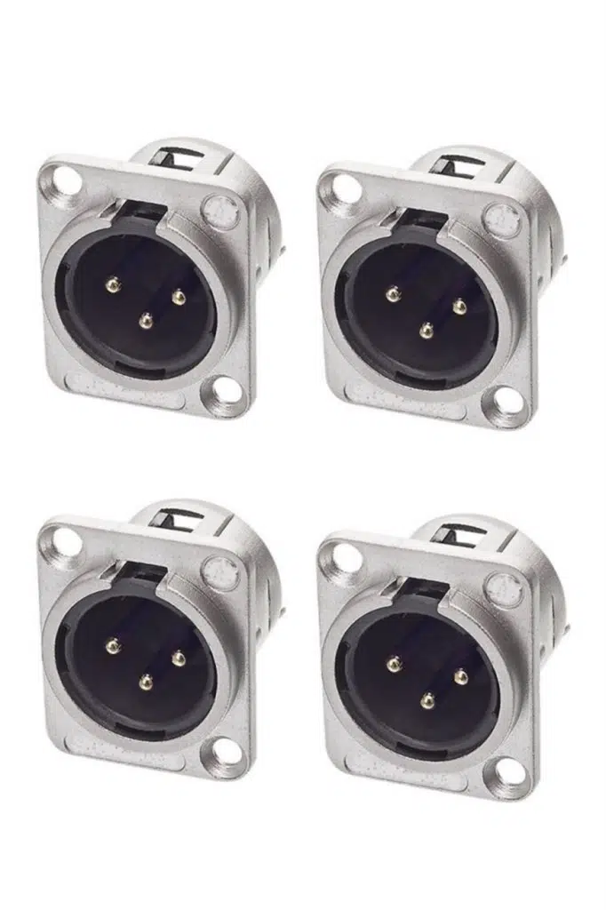 Hepa Merz SFC-SR11-4X XLR ŞASE Erkek Canon 3 Pinli XLR Şase Konnektör (4 ADET) Hepa Merz SFC-SR11-4X XLR ŞASE Erkek Canon 3 Pinli XLR Şase Konnektör (4 ADET)