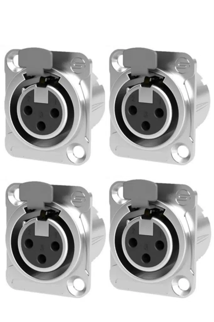 Hepa Merz SFC-SR12-4X XLR ŞASE Dişi Canon 3 Pinli XLR Şase Konnektör (4 ADET) Hepa Merz SFC-SR12-4X XLR ŞASE Dişi Canon 3 Pinli XLR Şase Konnektör (4 ADET)
