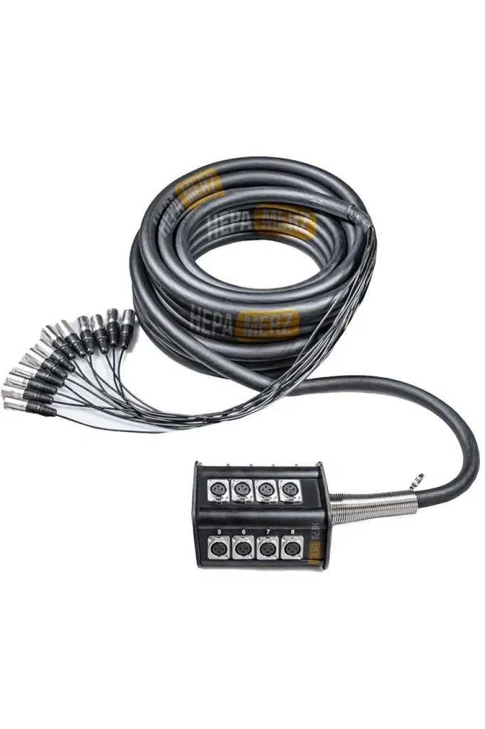 Hepa Merz Stage-12C-20M 12 Kanal 20 Metre Multicore Kablolu Hazır Stage Box
