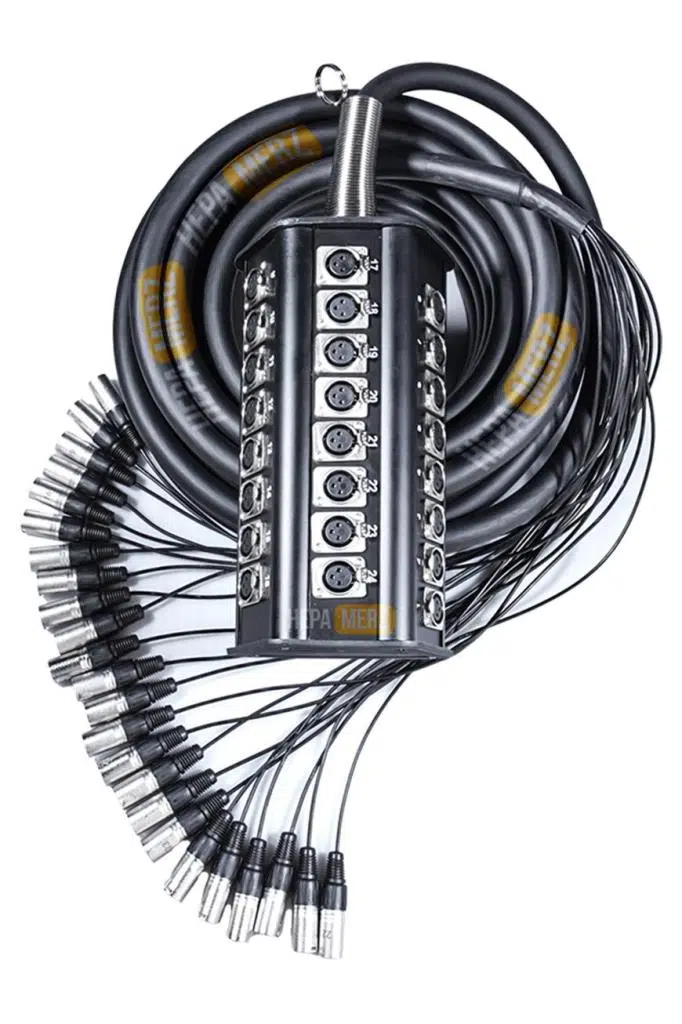 Hepa Merz Stage-24C-10M 24 Kanal 10 Metre Multicore Kablolu Hazır Stage Box
