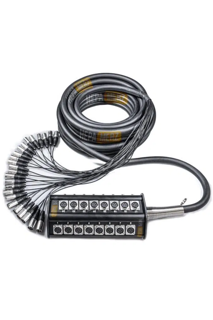 Hepa Merz Stage-24C-20M 24 Kanal 20 Metre Multicore Kablolu Hazır Stage Box