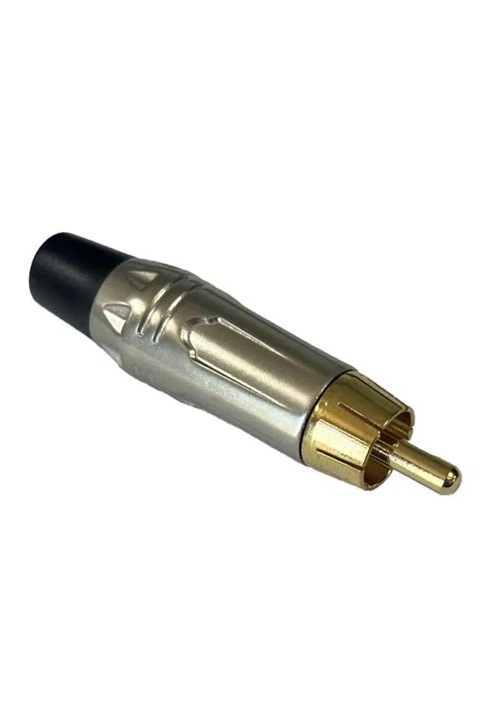 Hepa Merz STLC-3040BK Altın Uçlu RCA Erkek Konnektör Hepa Merz STLC-3040BK Altın Uçlu RCA Erkek Konnektör