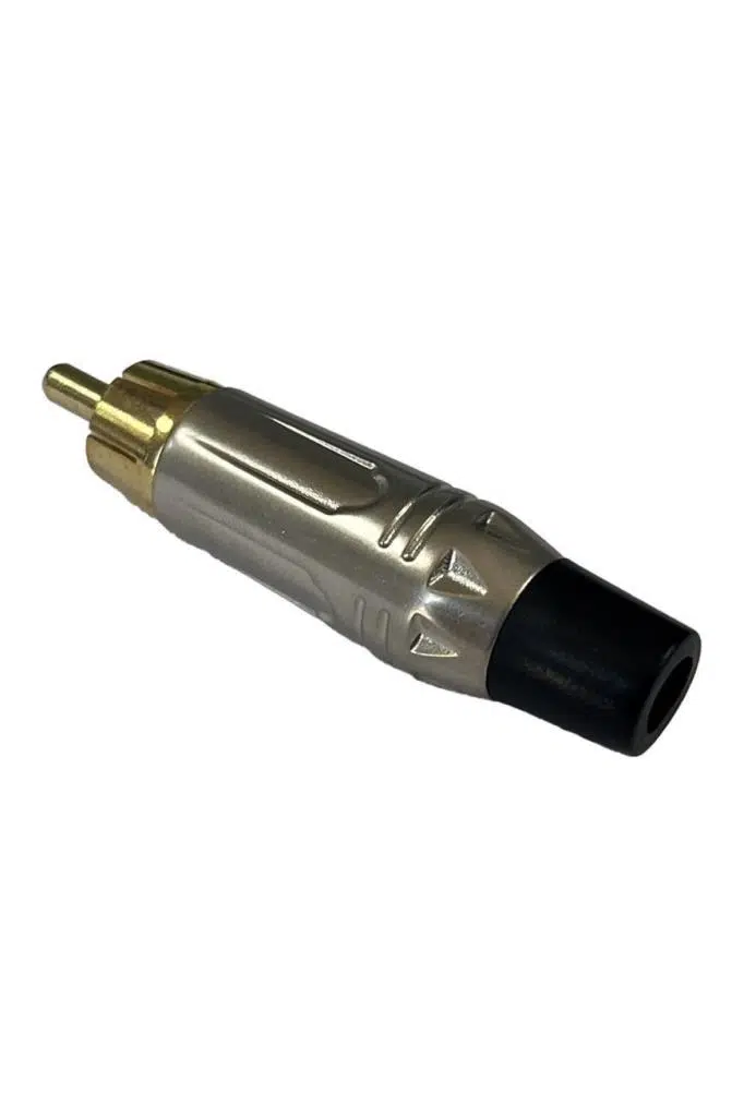 Hepa Merz STLC-3040BK Altın Uçlu RCA Erkek Konnektör Hepa Merz STLC-3040BK Altın Uçlu RCA Erkek Konnektör