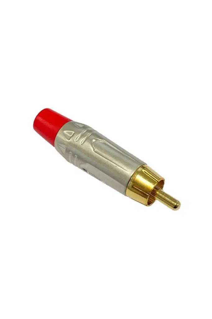 Hepa Merz STLC-3040RD Altın Uçlu RCA Erkek Konnektör Hepa Merz STLC-3040RD Altın Uçlu RCA Erkek Konnektör