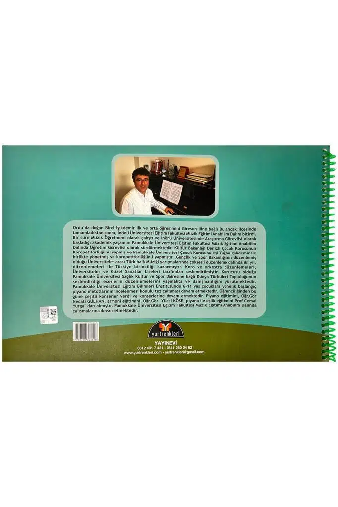 Kardeşim Piyano Metodu Volume 1-2 - Birol Işıkdemir (9. Baskı) PMV Kardeşim Piyano Metodu Volume 1-2 - Birol Işıkdemir (9. Baskı) PMV