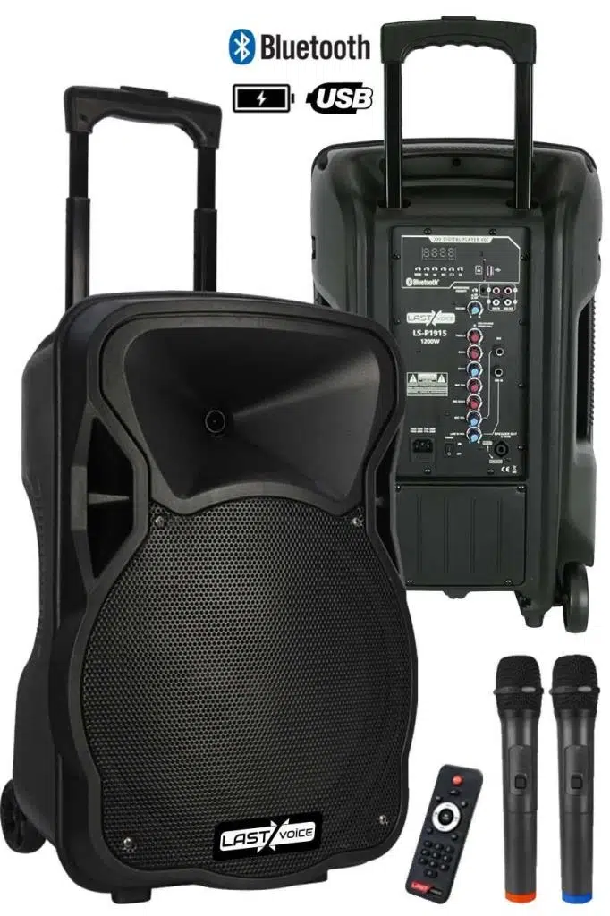 Lastvoice 1200W 15 İNÇ Portatif Şarjlı Mikrofonlu Ekholu Mevlüt Anfisi (LS-P1915EE) Lastvoice 1200W 15 İNÇ Portatif Şarjlı Mikrofonlu Ekholu Mevlüt Anfisi (LS-P1915EE)