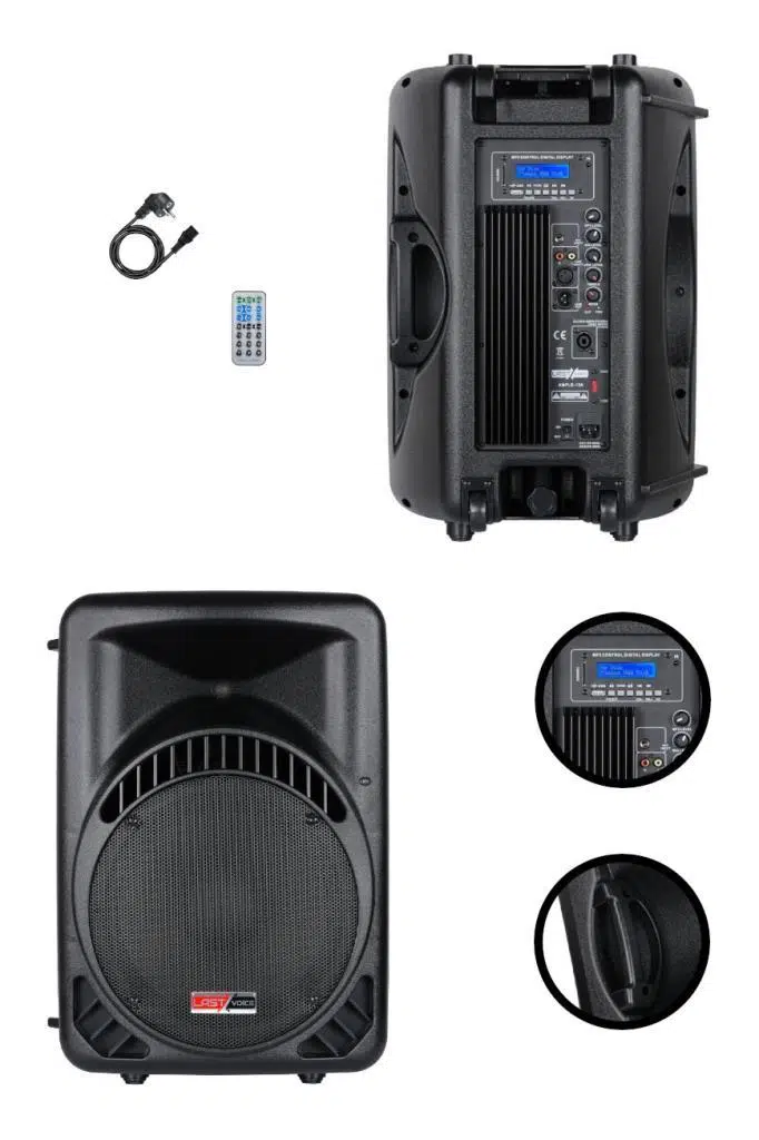 Lastvoice Ample-12A Aktif Kabin Hoparlör 12 İnç 800 Watt Bluetooth Usb