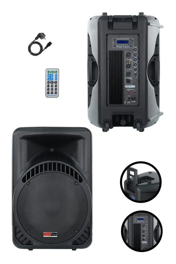 Lastvoice Ample-15A Aktif Kabin Hoparlör 15 İnç 1000 Watt Bluetooth Usb