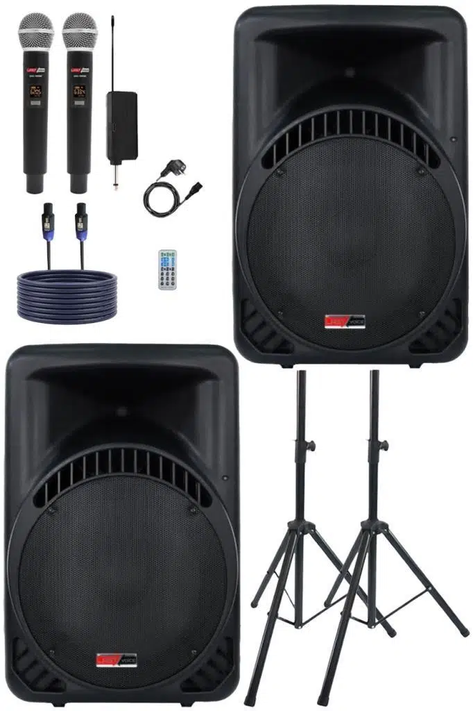 Lastvoice AMPLE-15PAK Taşınabilir 2000W 15 inç İkili Aktif Pasif Hoparlör Ses Sistemi Paketi Lastvoice AMPLE-15PAK Taşınabilir 2000W 15 inç İkili Aktif Pasif Hoparlör Ses Sistemi Paketi