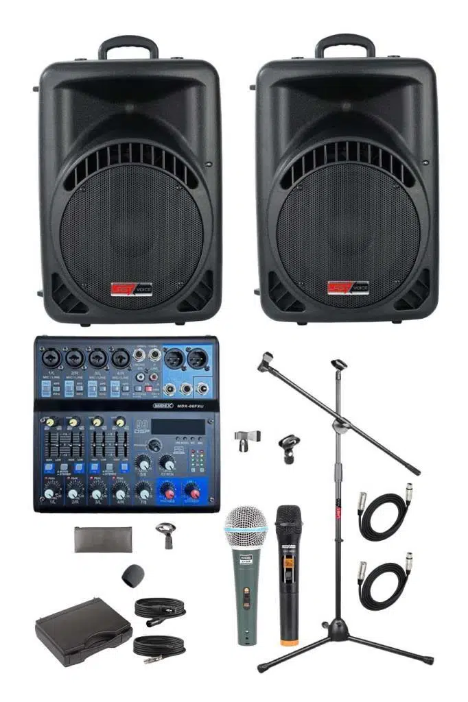 Lastvoice Ample Center-Paket-2 Aktif hoparlör ve Mixer Full Ses Sistemi Seti Lastvoice Ample Center-Paket-2 Aktif hoparlör ve Mixer Full Ses Sistemi Seti