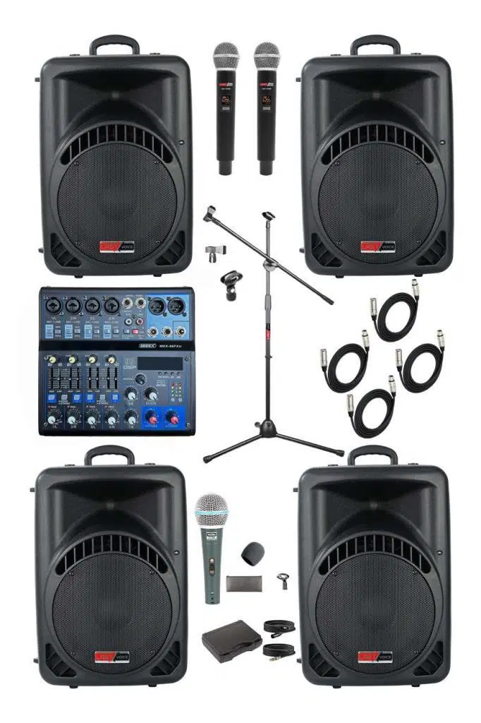 Lastvoice Ample Center Paket-4 Aktif hoparlör ve Mixer Full Ses Sistemi Seti Lastvoice Ample Center Paket-4 Aktif hoparlör ve Mixer Full Ses Sistemi Seti