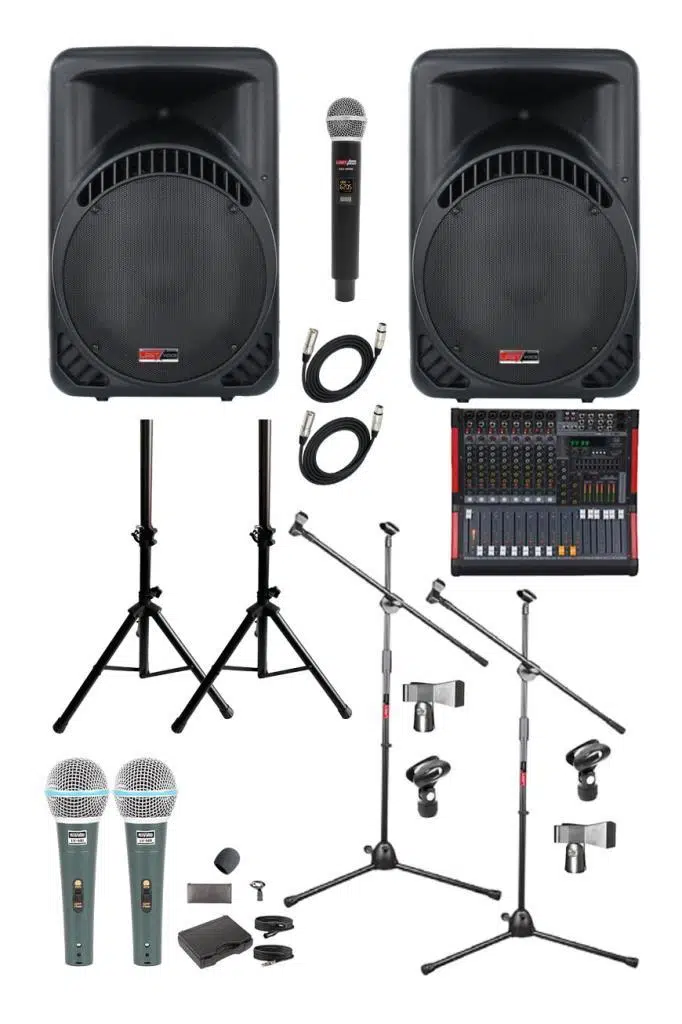 Lastvoice Ample Classy-Paket-2 Aktif hoparlör ve Mixer Full Ses Sistemi Seti Lastvoice Ample Classy-Paket-2 Aktif hoparlör ve Mixer Full Ses Sistemi Seti