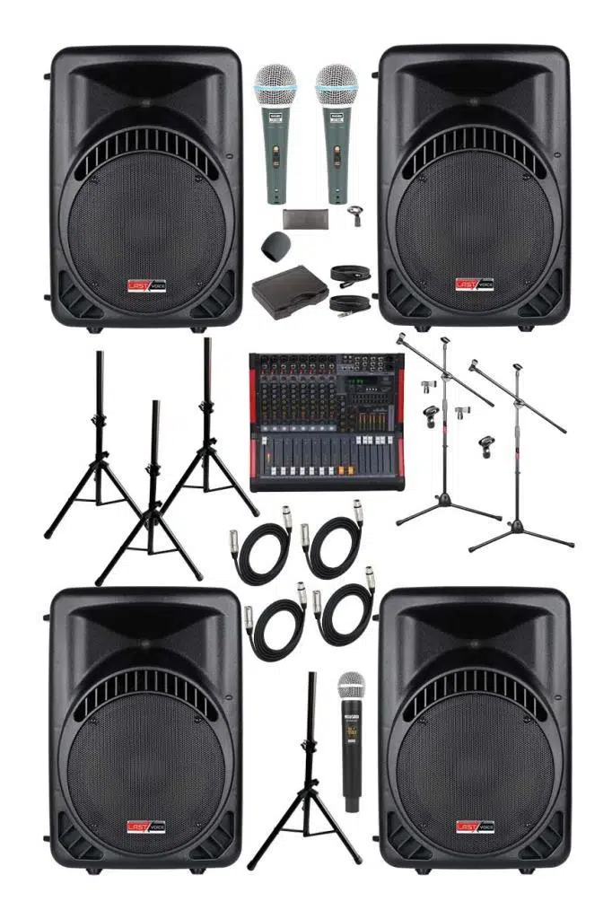Lastvoice Ample Classy-Paket-4 Aktif hoparlör ve Mixer Full Ses Sistemi Seti Lastvoice Ample Classy-Paket-4 Aktif hoparlör ve Mixer Full Ses Sistemi Seti