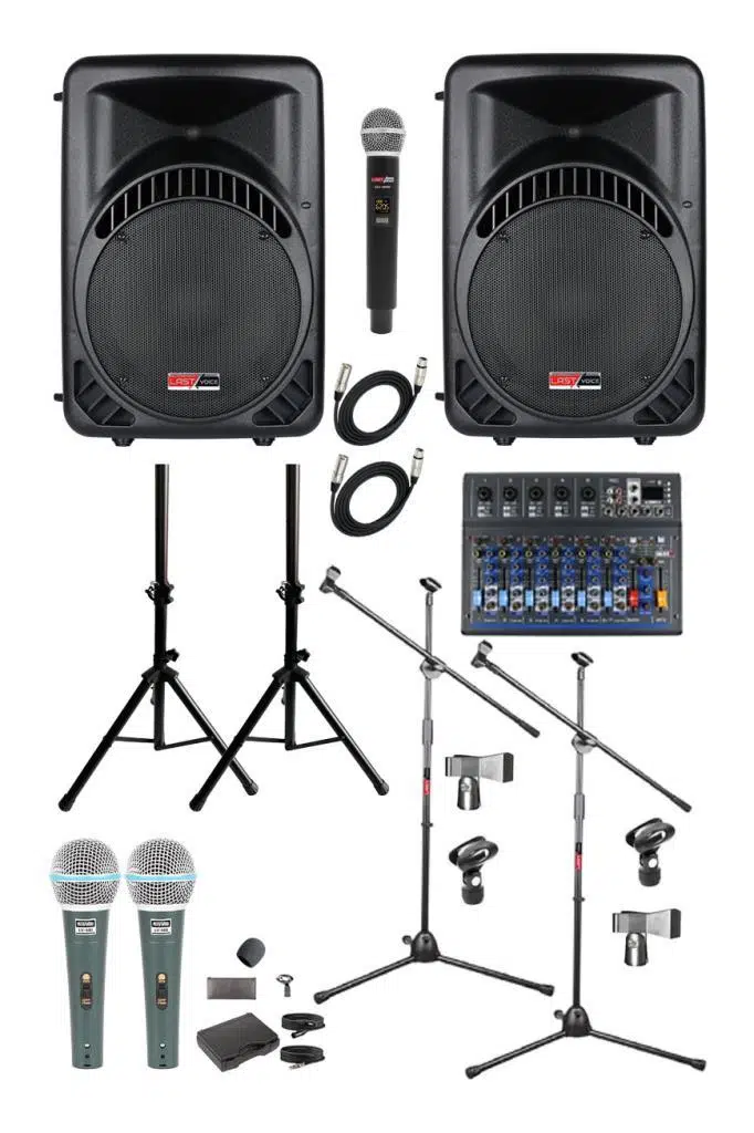 Lastvoice Ample Covering-Paket-2 Aktif hoparlör ve Mixer Full Ses Sistemi Seti Lastvoice Ample Covering-Paket-2 Aktif hoparlör ve Mixer Full Ses Sistemi Seti