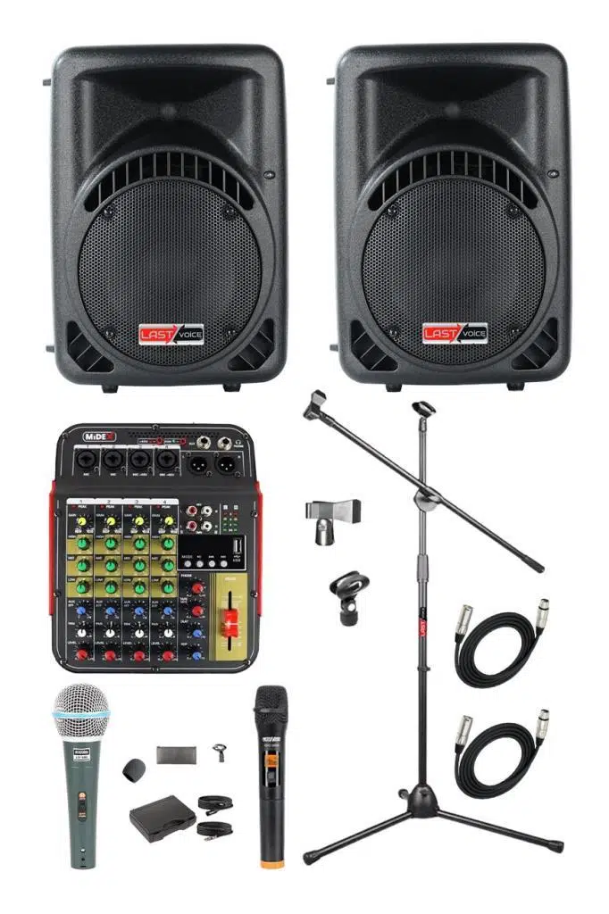 Lastvoice Ample Little Paket-2 Aktif hoparlör ve Mixer Full Ses Sistemi Seti Lastvoice Ample Little Paket-2 Aktif hoparlör ve Mixer Full Ses Sistemi Seti