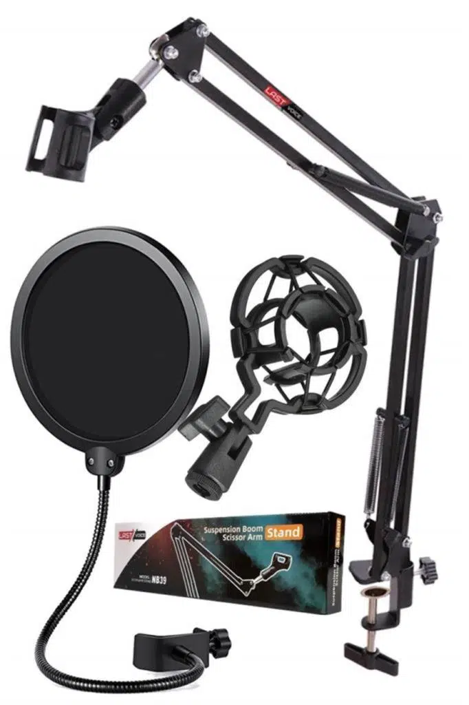 Lastvoice Basic Set-39SHPS Mikrofon Standı Pop Filter ve Shock Mount Lastvoice Basic Set-39SHPS Mikrofon Standı Pop Filter ve Shock Mount