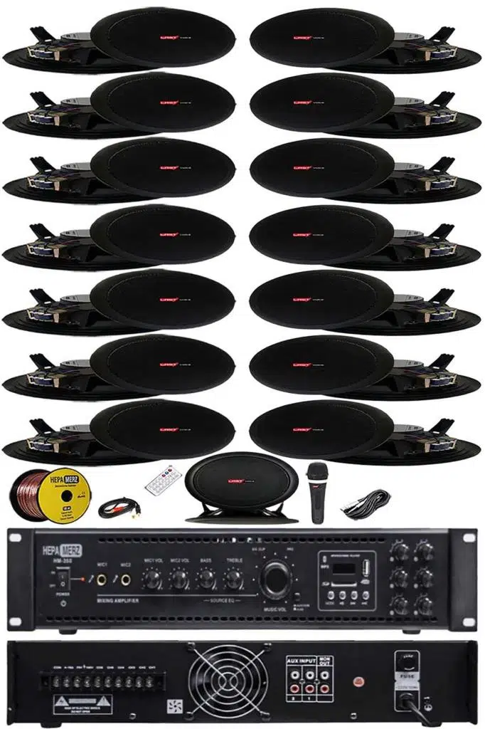 Lastvoice Black Maxx Paket-7 Tavan Hoparlörü ve 6 Bölgeli Anfi Ses Sistemi Paketi (Full Set) Lastvoice Black Maxx Paket-7 Tavan Hoparlörü ve 6 Bölgeli Anfi Ses Sistemi Paketi (Full Set)