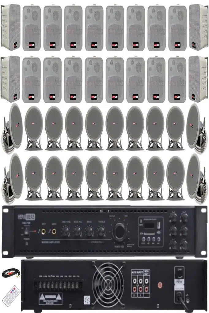 Lastvoice Double Paket-10 Anfili Duvar ve Tavan Hoparlör Seti Lastvoice Double Paket-10 Anfili Duvar ve Tavan Hoparlör Seti