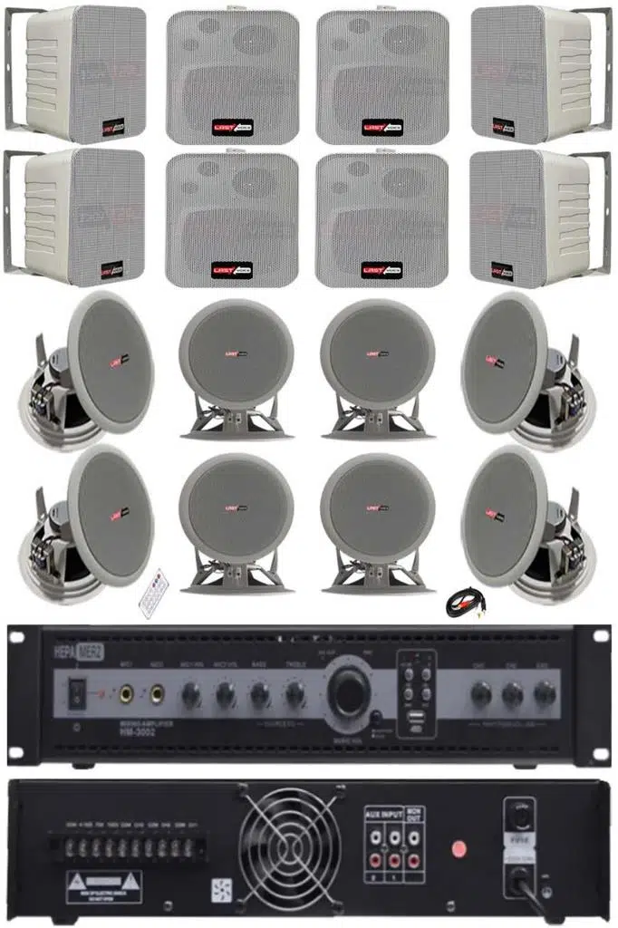 Lastvoice Double Paket-5 Anfili Duvar ve Tavan Hoparlör Seti Lastvoice Double Paket-5 Anfili Duvar ve Tavan Hoparlör Seti