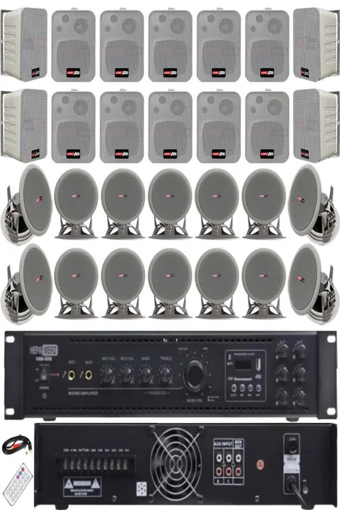 Lastvoice Double Paket-8 Anfili Duvar ve Tavan Hoparlör Seti Lastvoice Double Paket-8 Anfili Duvar ve Tavan Hoparlör Seti