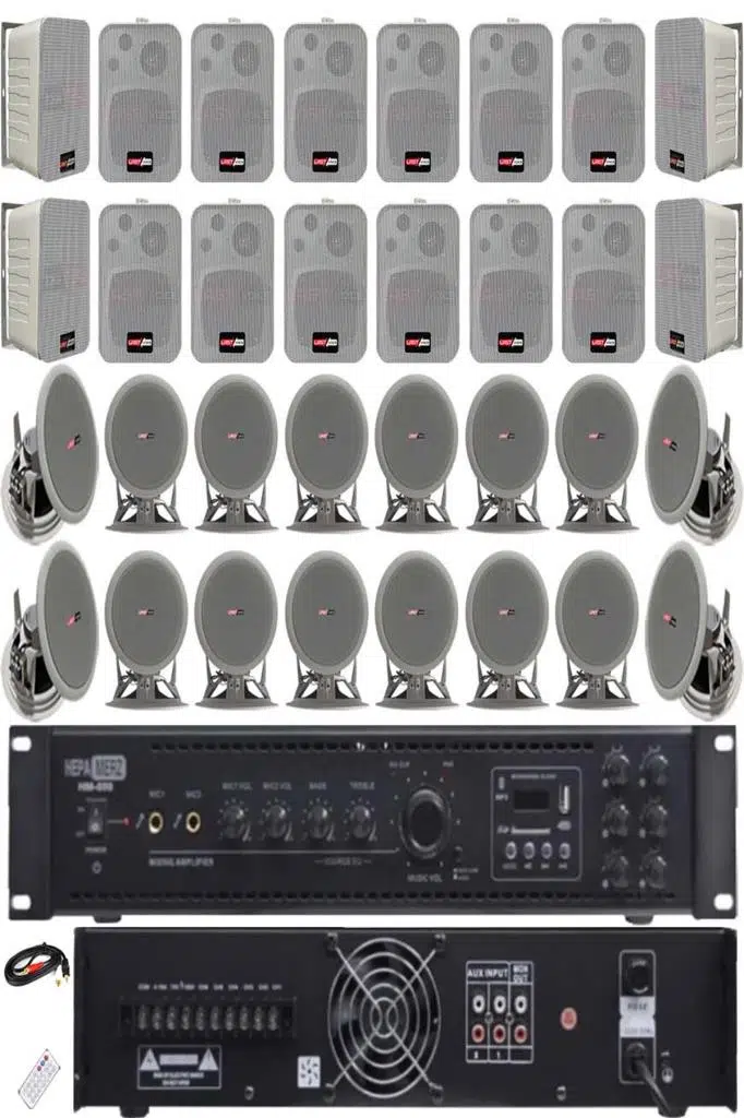 Lastvoice Double Paket-9 Anfili Duvar ve Tavan Hoparlör Seti Lastvoice Double Paket-9 Anfili Duvar ve Tavan Hoparlör Seti