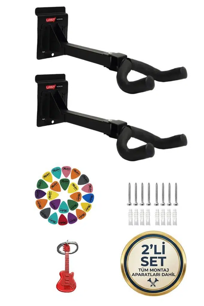 Lastvoice Gds-444(2X) Gitar Duvar Askısı Standı Aparatı (2'Li Paket)