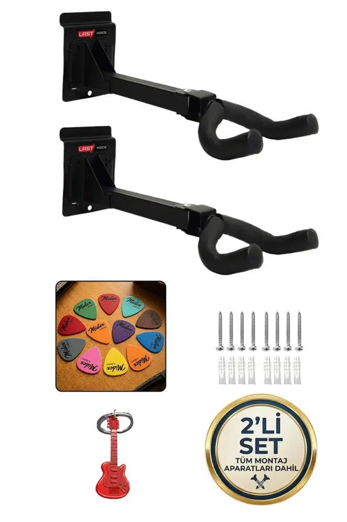 Lastvoice Gds-444(2X) Gitar Duvar Askısı Standı Aparatı (2'Li Paket) Lastvoice Gds-444(2X) Gitar Duvar Askısı Standı Aparatı (2'Li Paket)