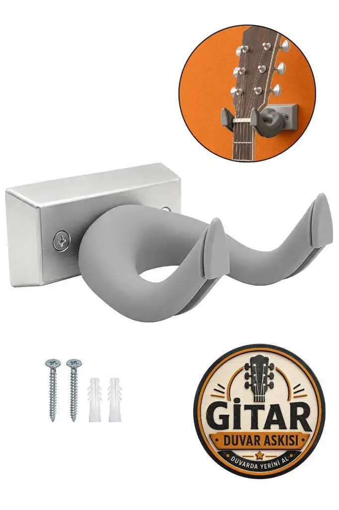 Lastvoice GDS-666GRY Kaliteli Gitar Duvar Askısı Standı Aparatı Gri