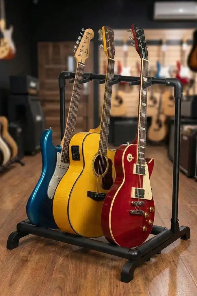 Lastvoice GR-330 Profesyonel 3`lü (Üçlü) Çoklu Gitar Standı Sehpası Lastvoice GR-330 Profesyonel 3`lü (Üçlü) Çoklu Gitar Standı Sehpası