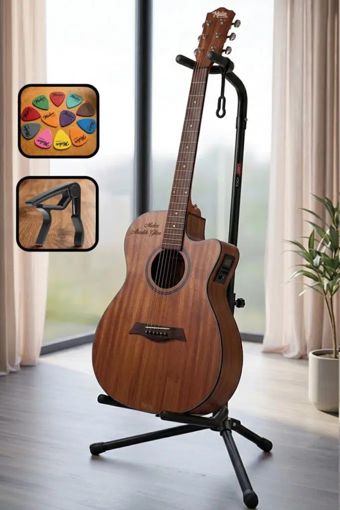 Lastvoice Gtr-01C Gitar Standı Sehpası + Capo + Pena Paketi